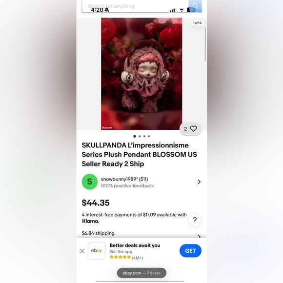 NEW Popmart Skull Panda L'impressionnisme Blind Box - Picture 3 of 12